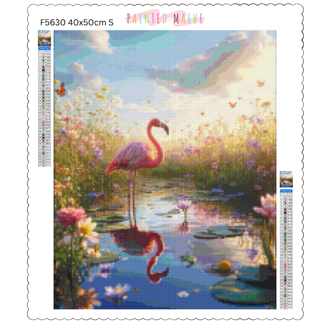 Flamingo Dance: Diamond Painting Collection