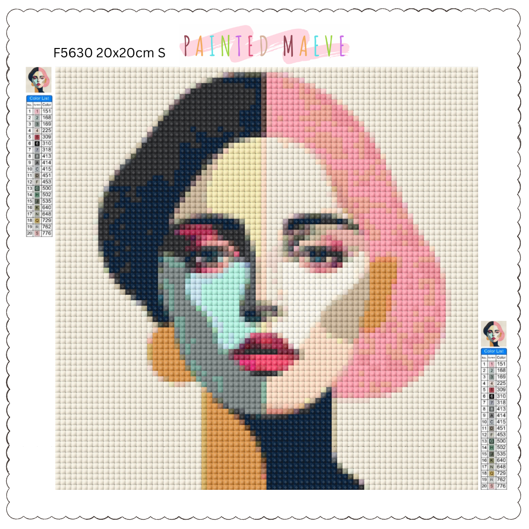 Abstract Muse: MINI Diamond Painting Collection
