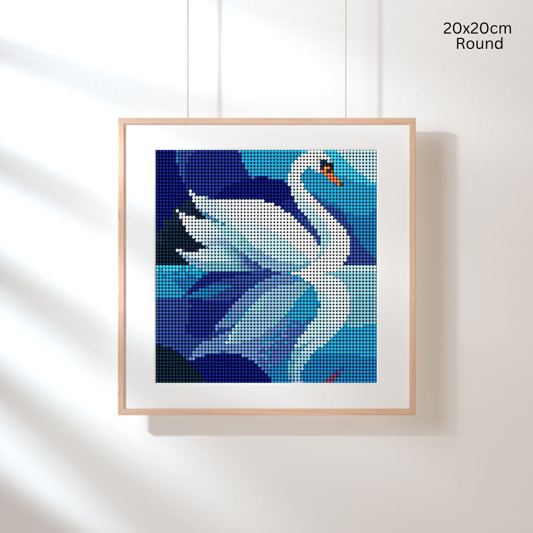 Reflections in Blue: Diamond Painting Collection
