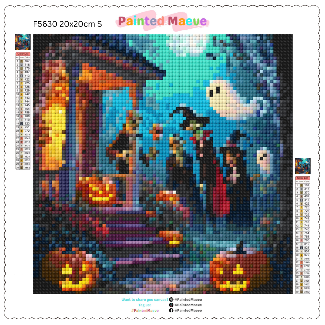 Monsters of Halloween: Diamond Painting Halloween Collection