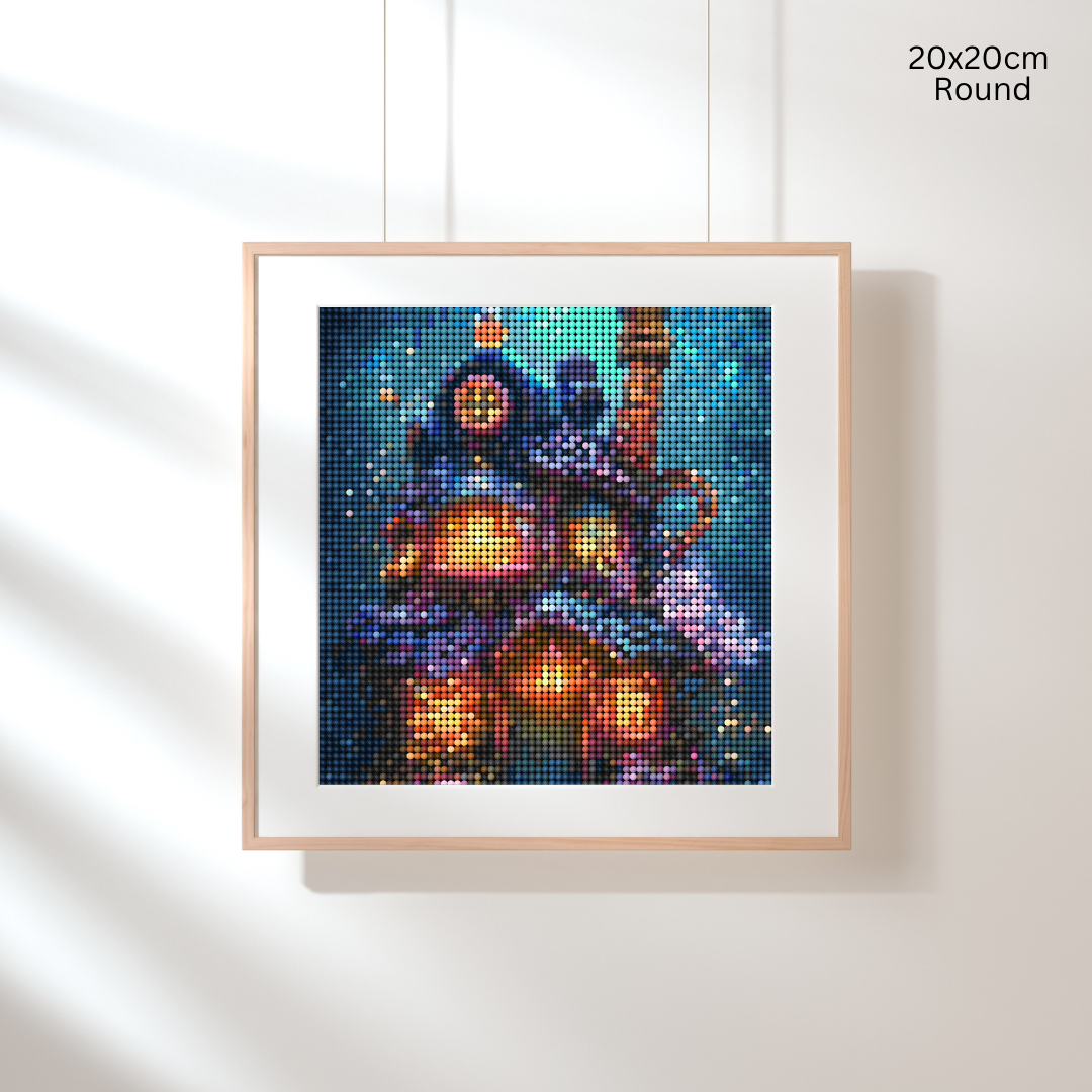 Potion and Crystal Cabin: Diamond Painting Collection