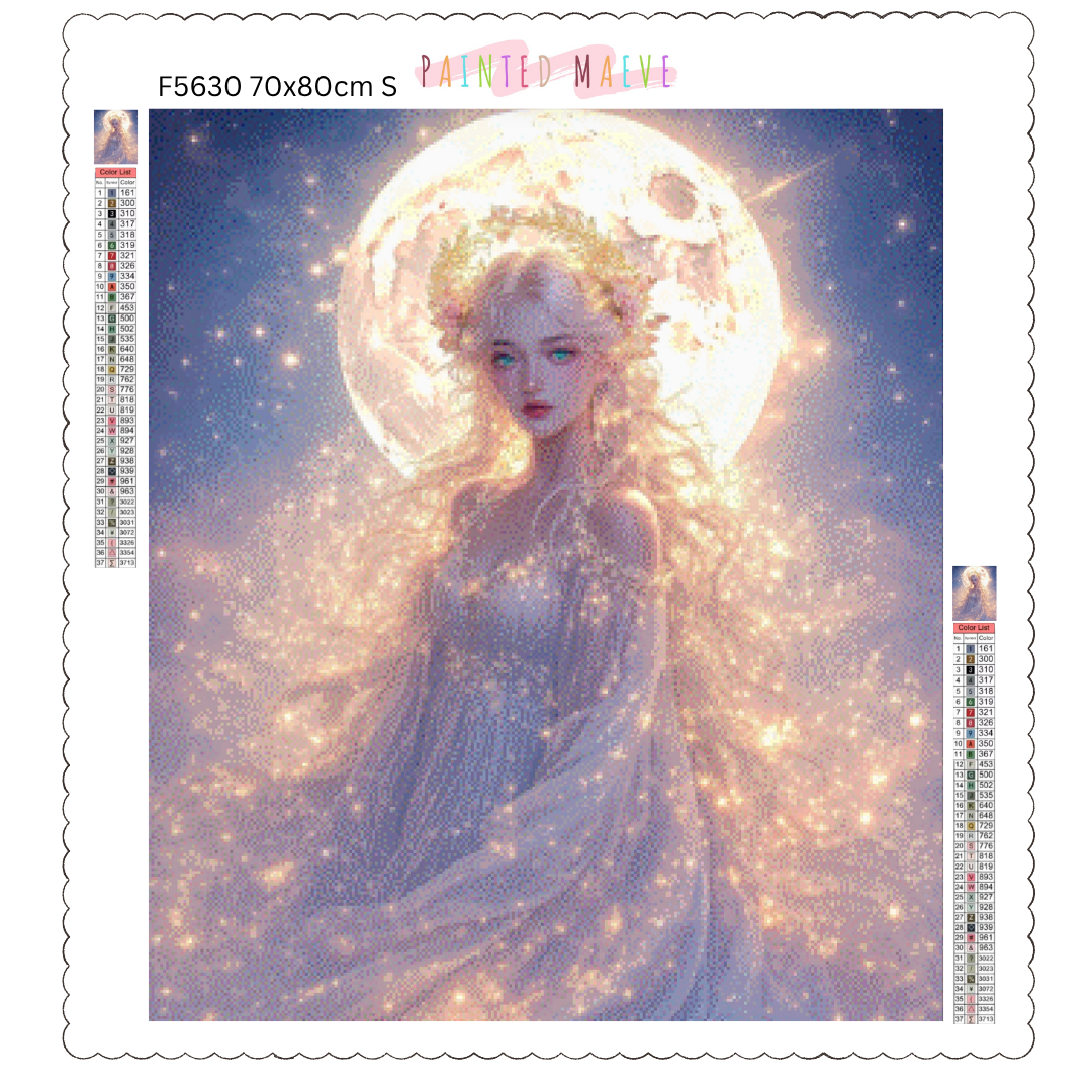 Moonlight Beauty: Diamond Painting Collection