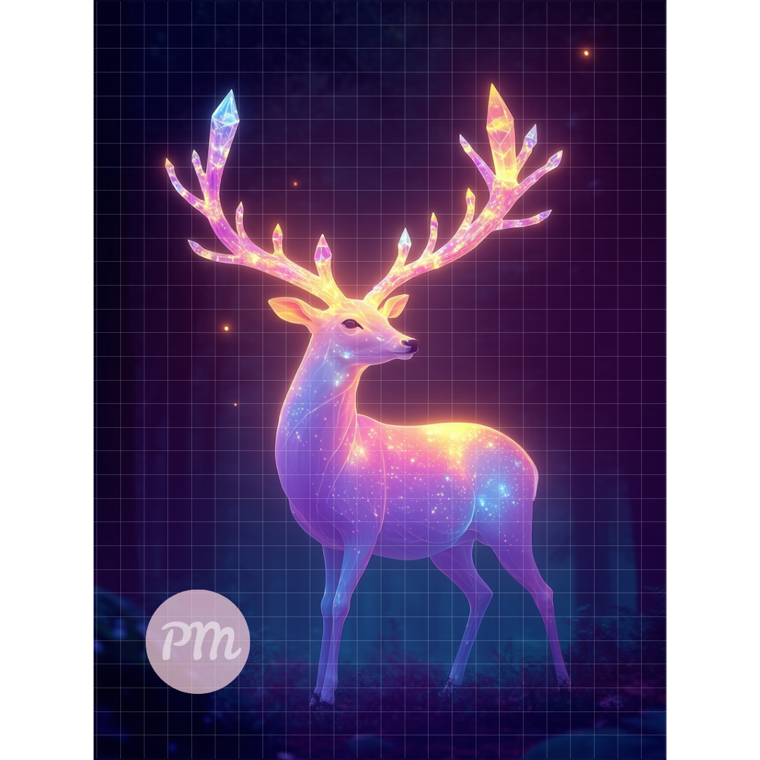 Antler Glow: Paint-by-Number Collection (24/36/48 colors | No Frame)