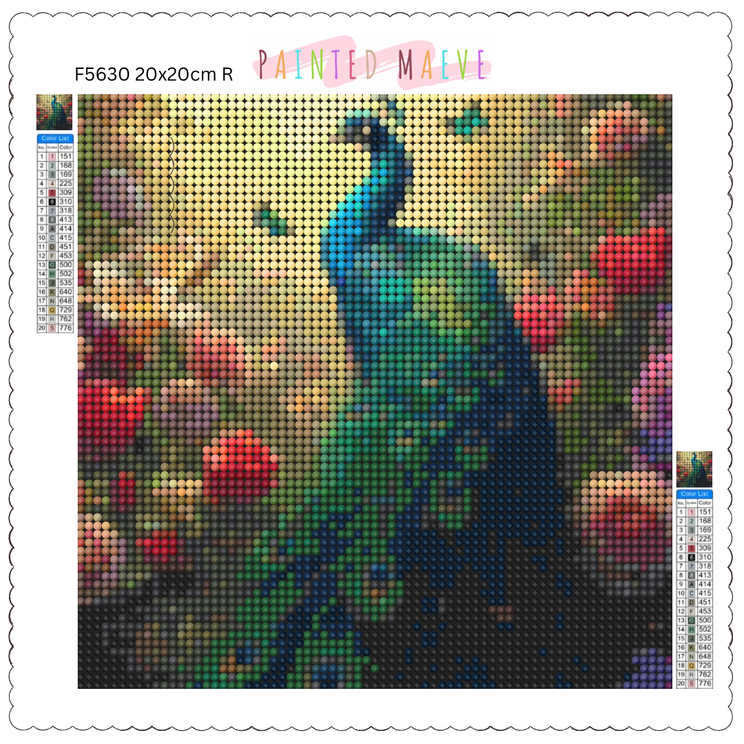 Regal Plumage: Diamond Painting Collection