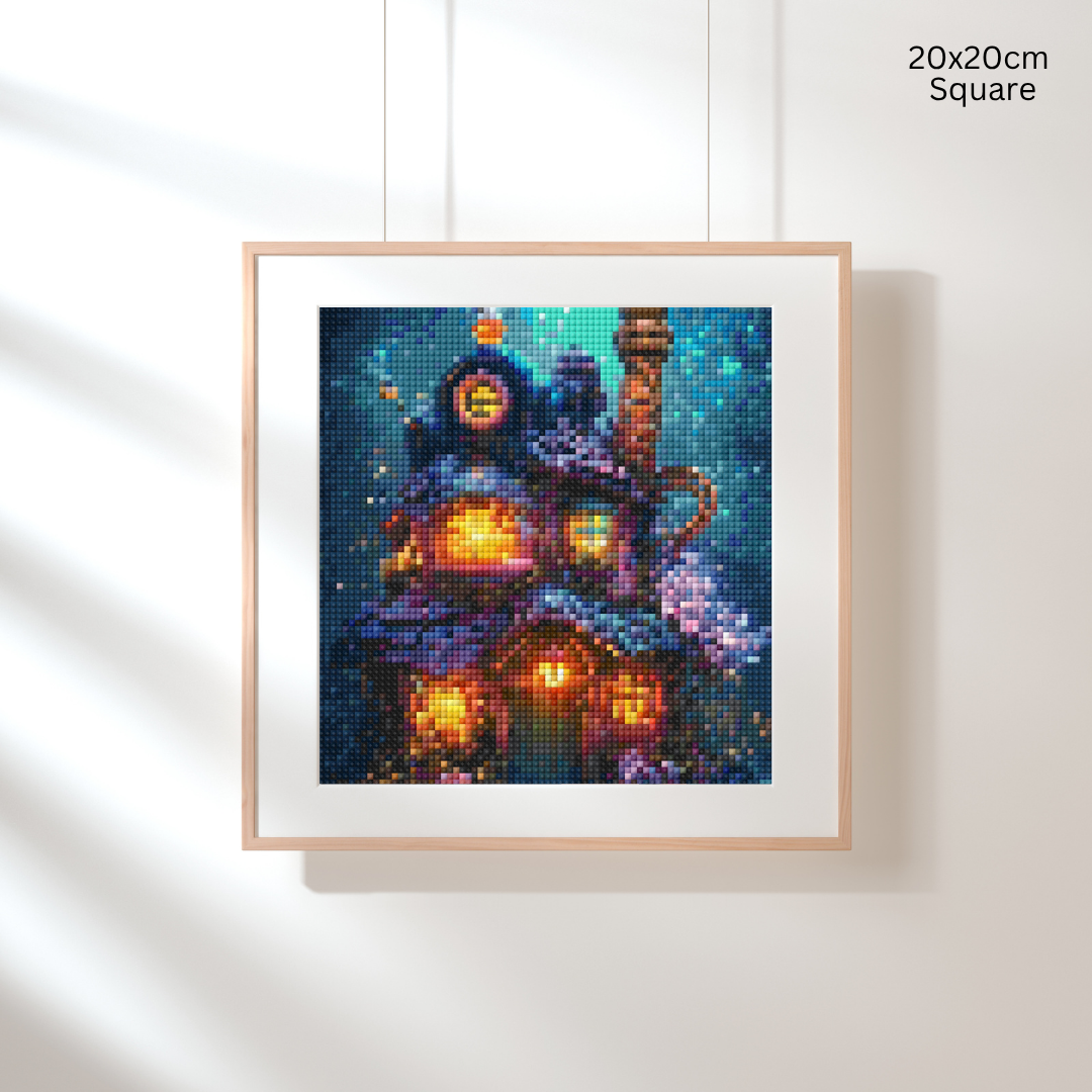 Potion and Crystal Cabin: Diamond Painting Collection