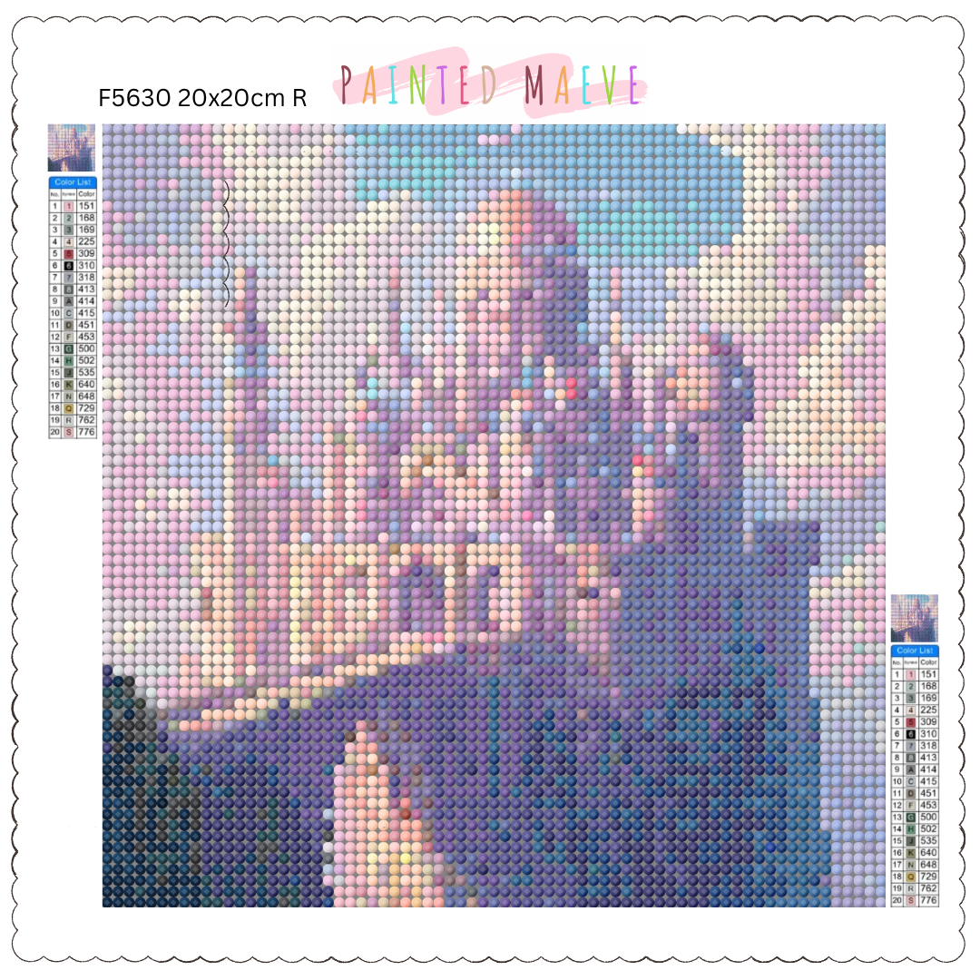 Celestial Fortress: Diamond Painting Collection