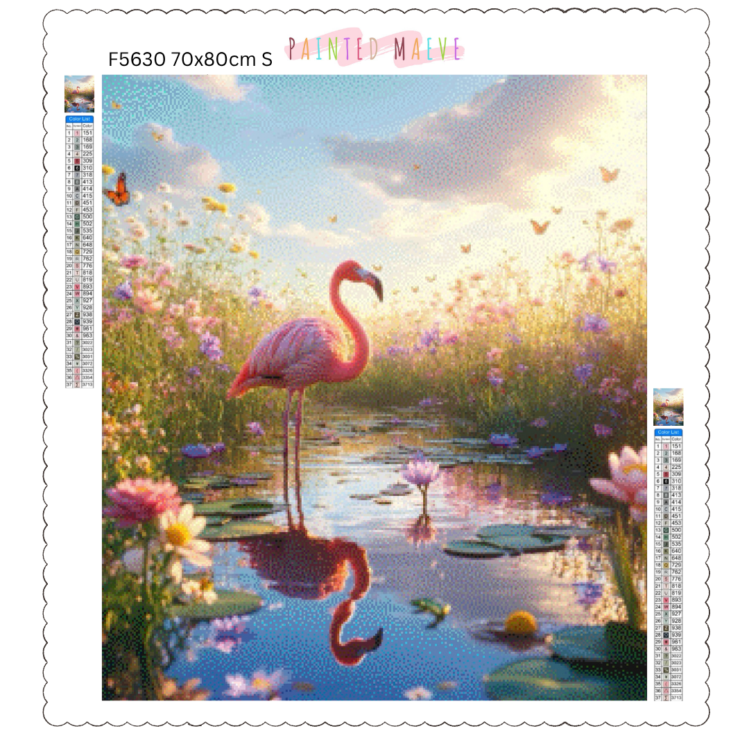 Flamingo Dance: Diamond Painting Collection