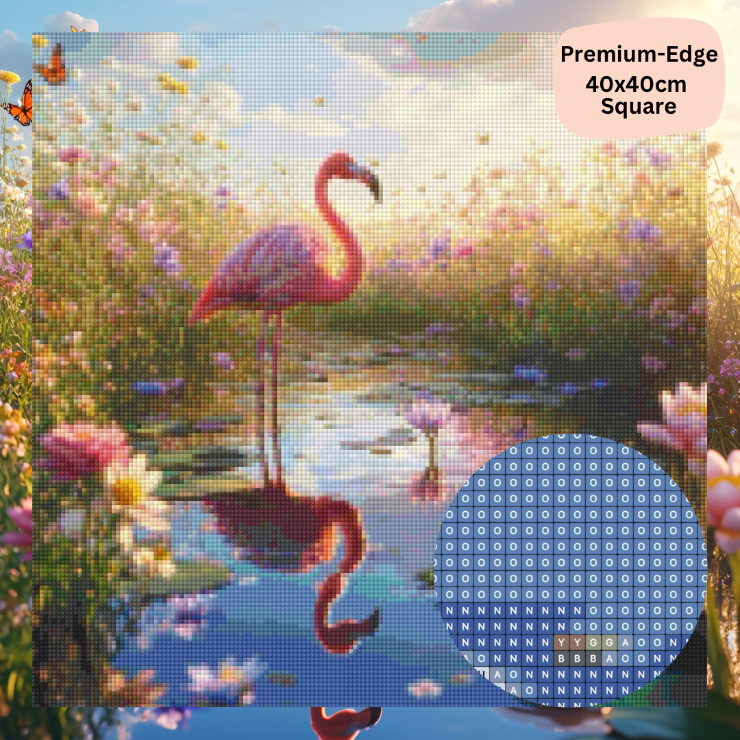 Flamingo Dance: Diamond Painting Collection