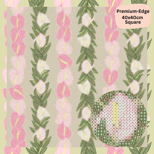 Anthurium Lei: Diamond Painting Collection