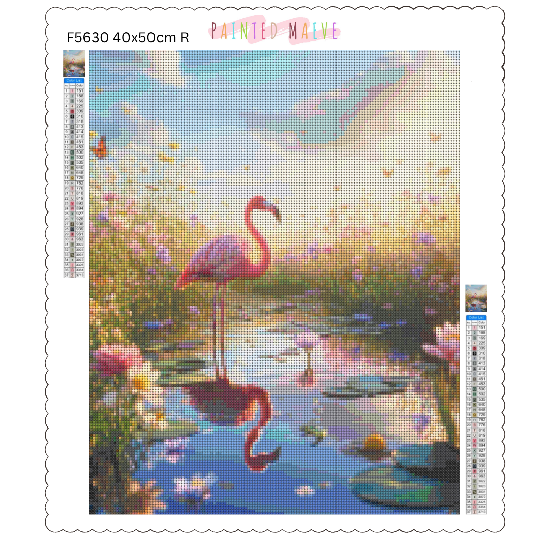 Flamingo Dance: Diamond Painting Collection