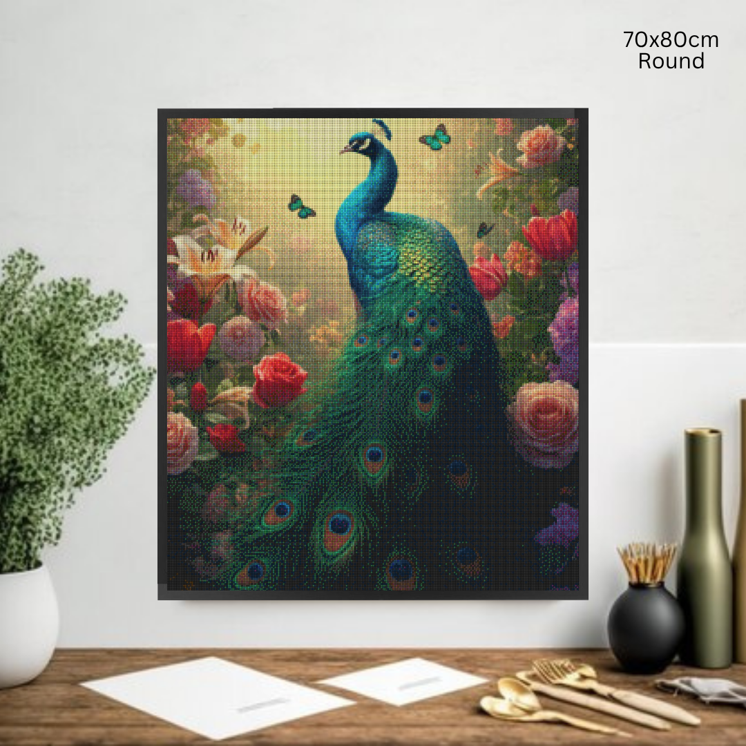 Regal Plumage: Diamond Painting Collection