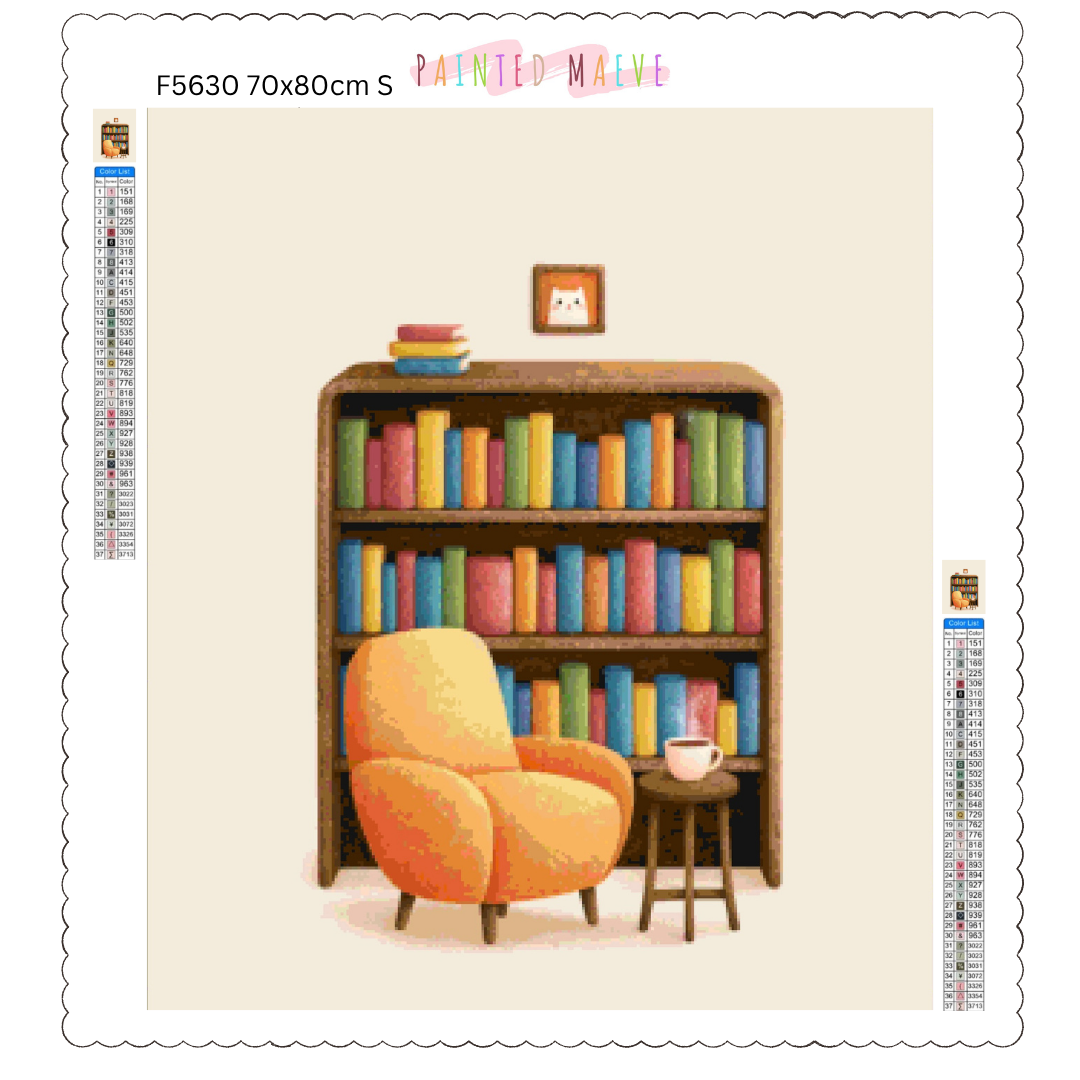 Chapters and Comfort: Diamond Painting Collection