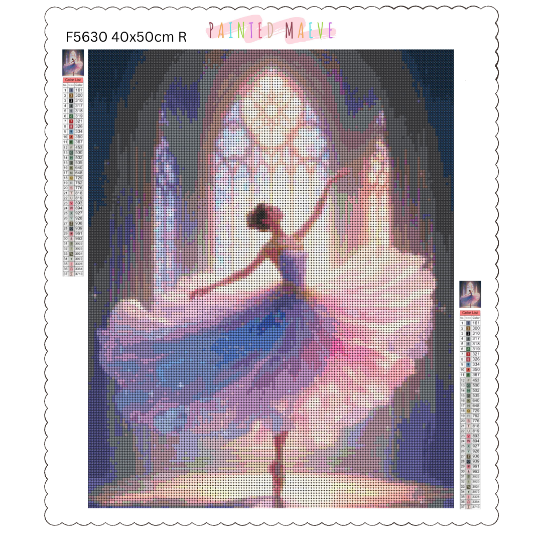 Stained Glass Relevé: Diamond Painting Collection