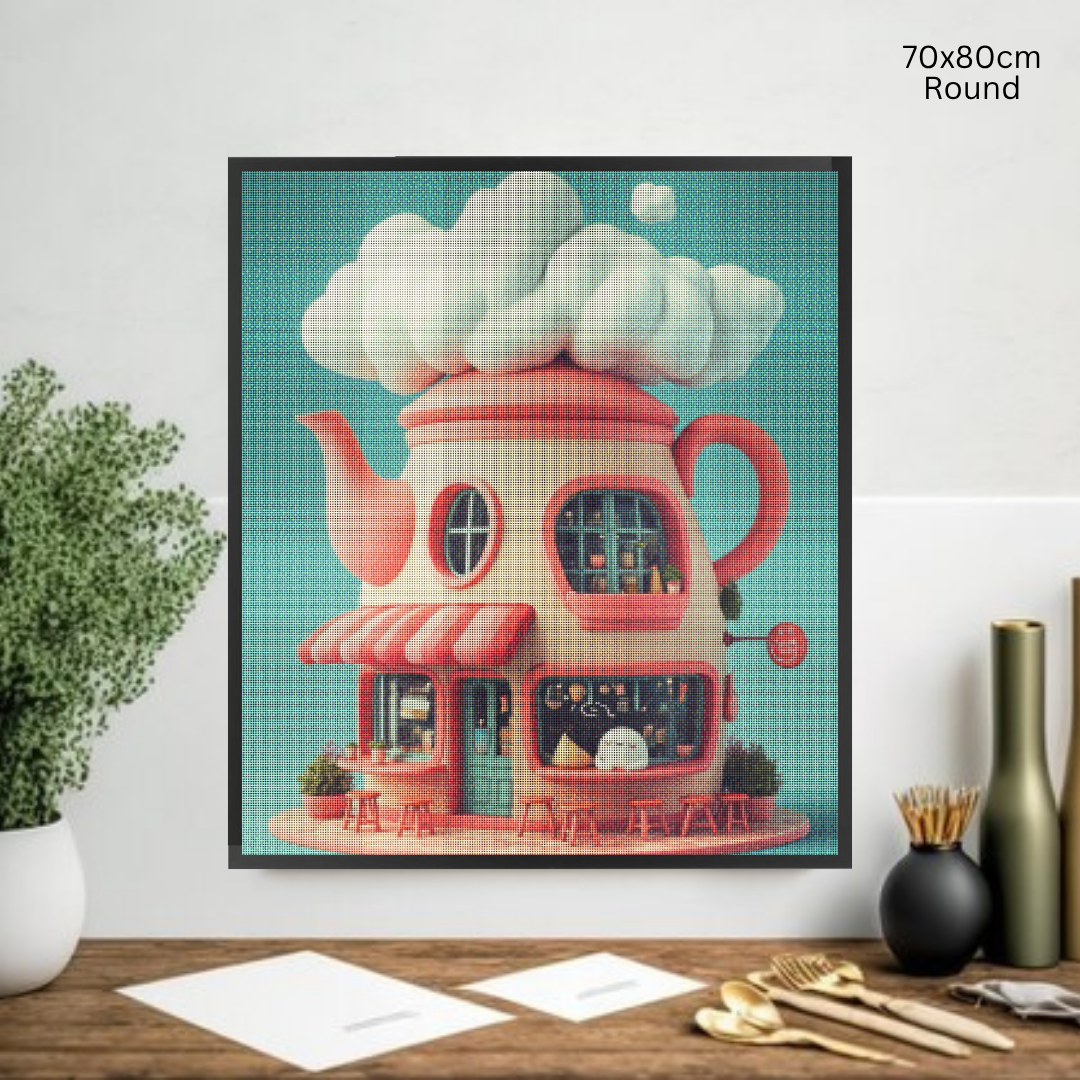 Tea Time Cafe: Diamond Painting Collection