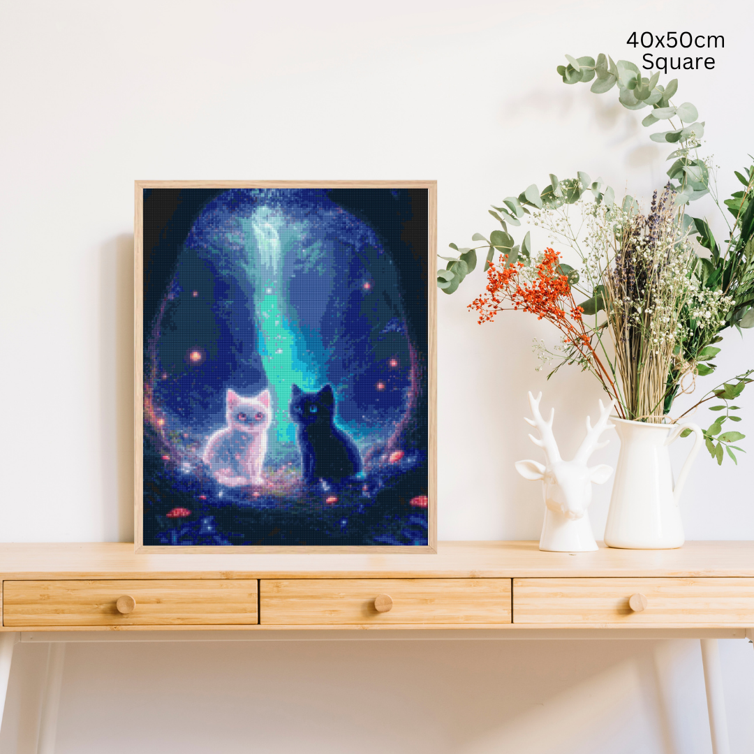 Enchanted Purradise: Diamond Painting Collection