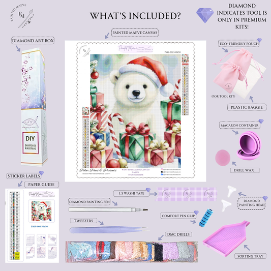Polar Paws & Presents: Diamond Painting Collection