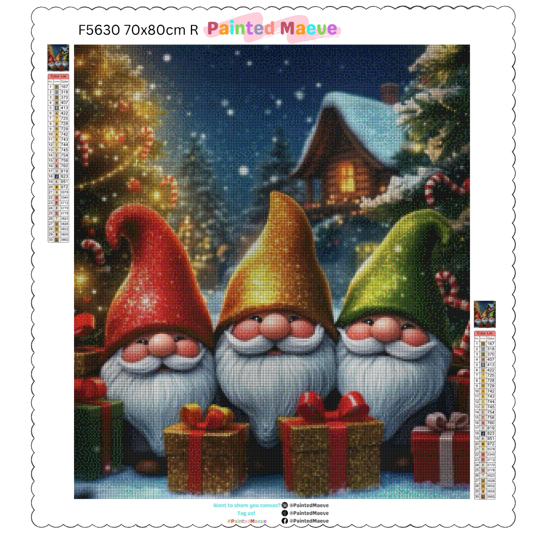 Gnome for the Holidays: Diamond Painting Christmas Collection
