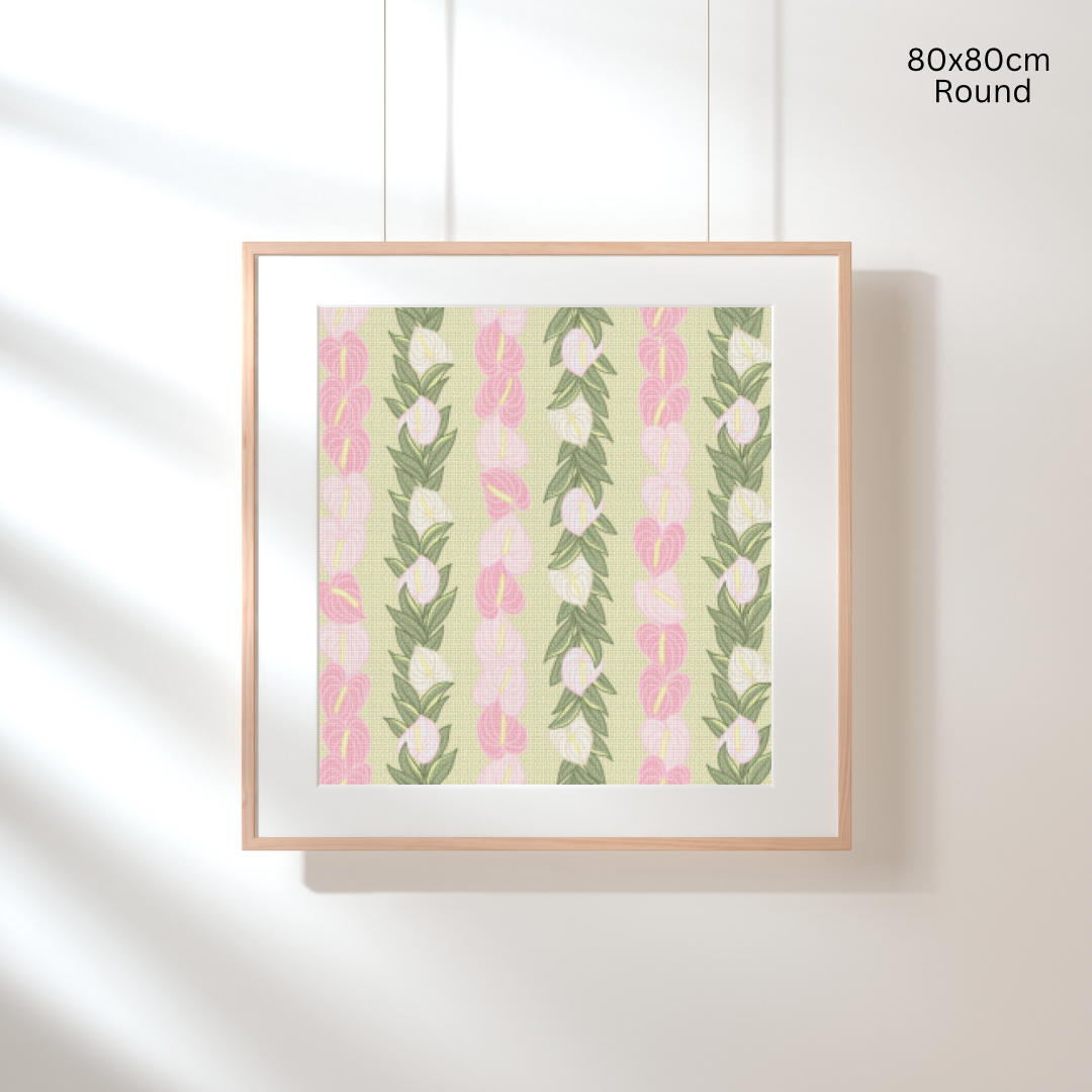 Anthurium Lei: Diamond Painting Collection