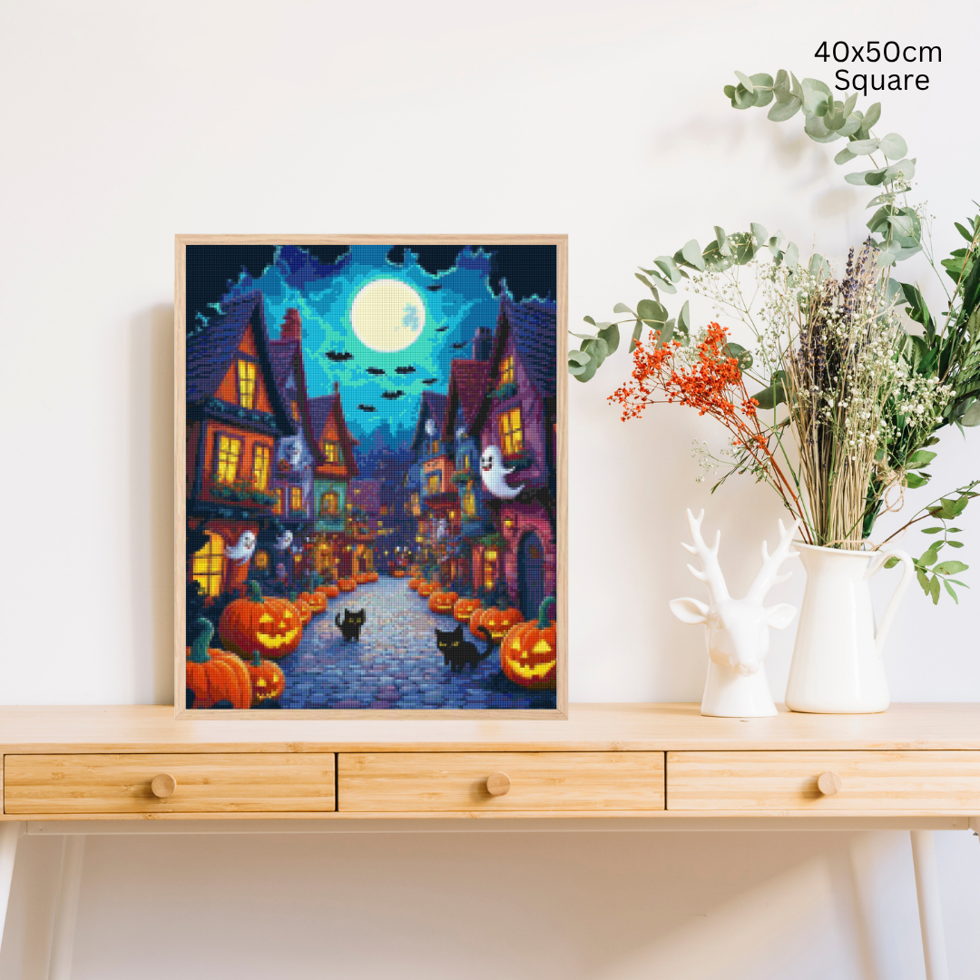 Town of Halloween: Diamond Painting Halloween Collection
