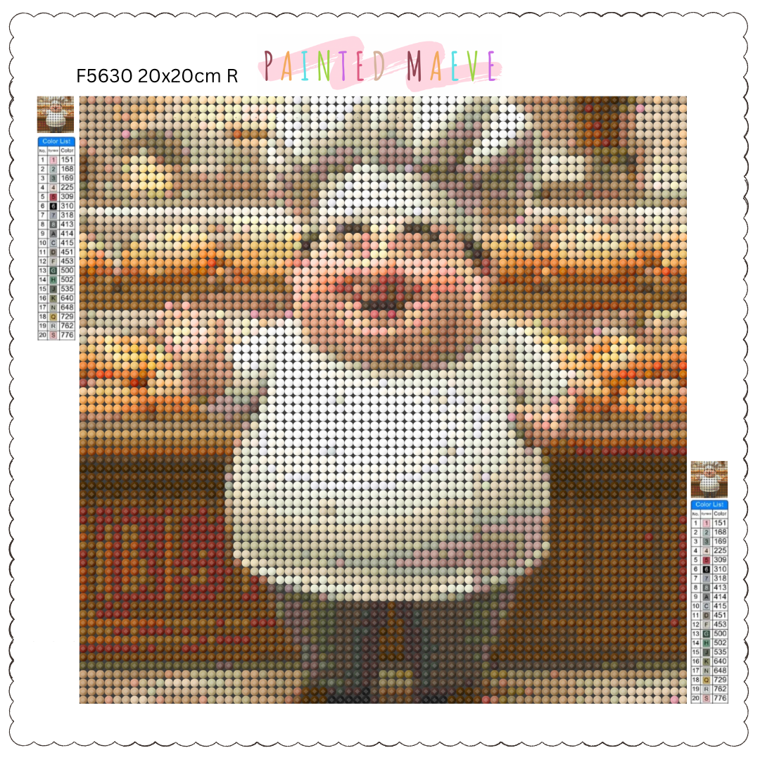 Friendly Baker Man: Diamond Painting Collection
