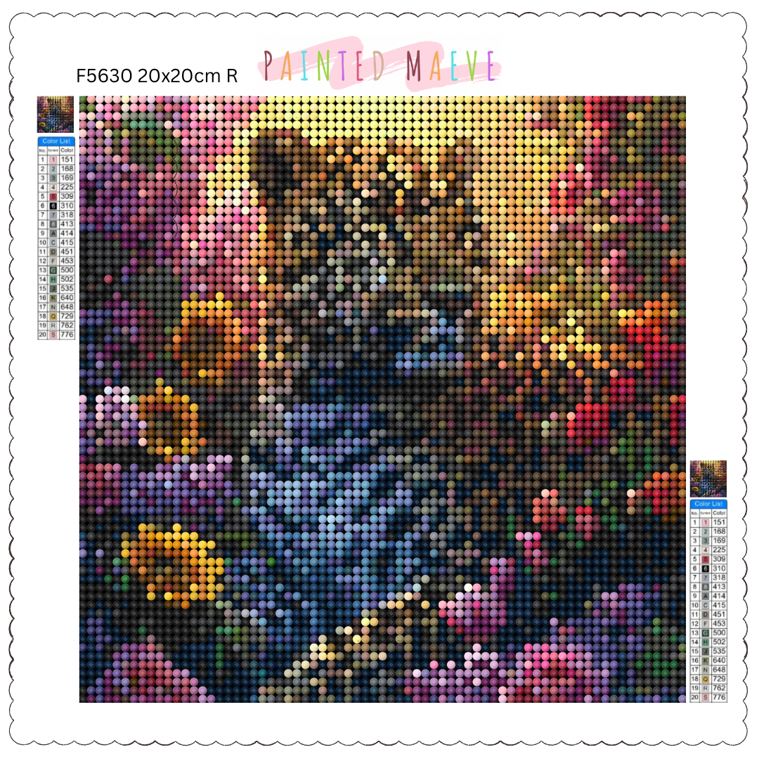 Floral Majesty: Diamond Painting Collection