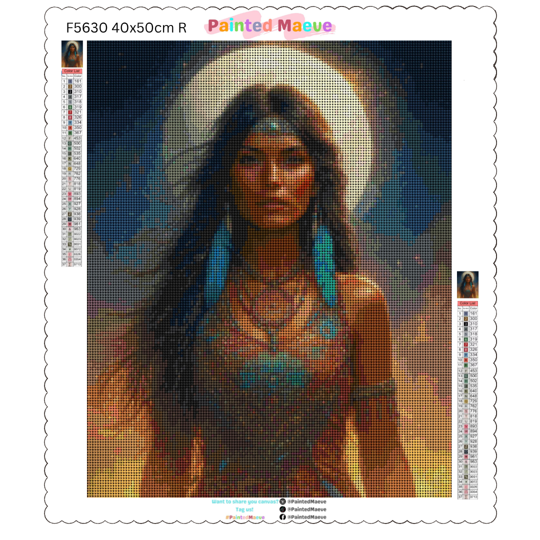 Indiginous Beauty: Diamond Painting Collection