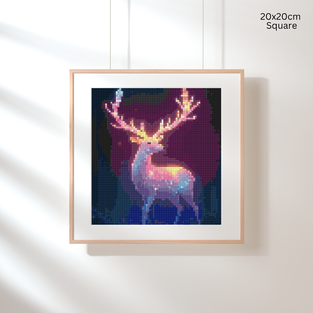 Antler Glow: Diamond Painting Collection