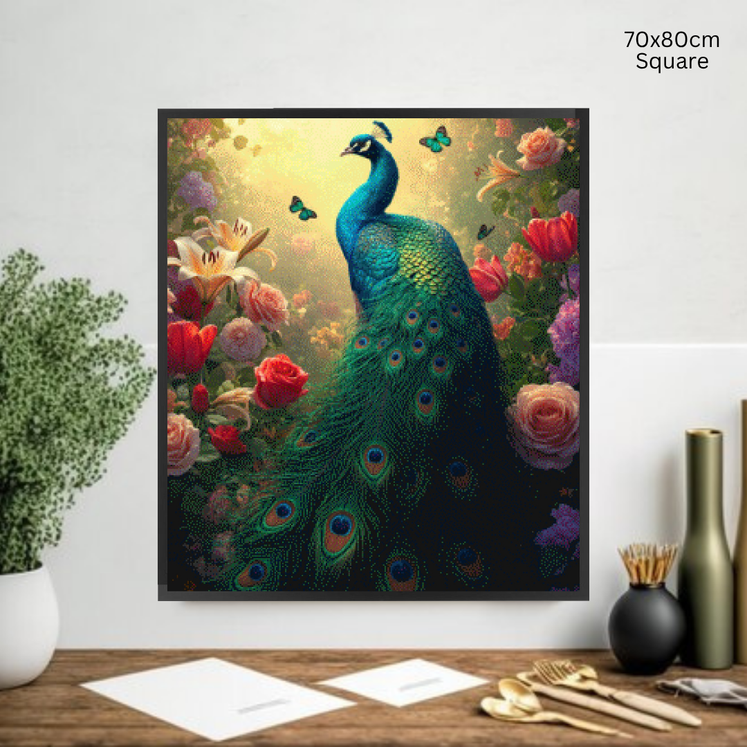 Regal Plumage: Diamond Painting Collection