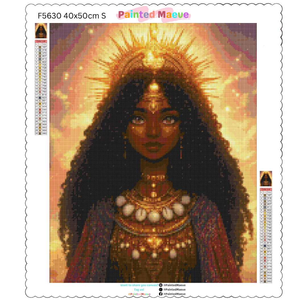 African Beauty: Diamond Painting Collection