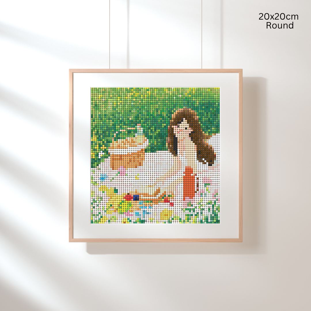 Sunny Picnic Bliss: Diamond Painting Collection