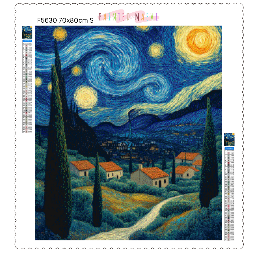 VG Inspired Strokes 1: Diamond Painting Collection