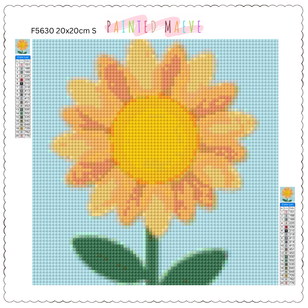 Sunny Petals: MINI Diamond Painting Collection