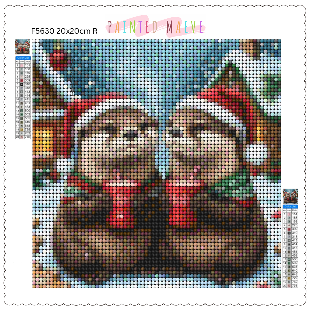 Otters and Cocoa: Diamond Painting Christmas Collection