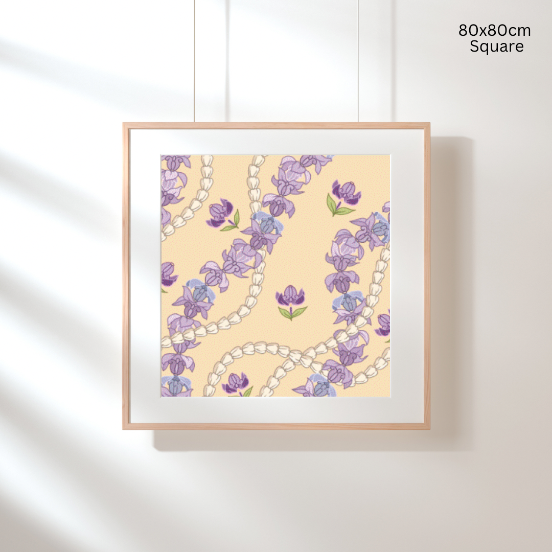 Crown Flower & Pikake: Diamond Painting Collection
