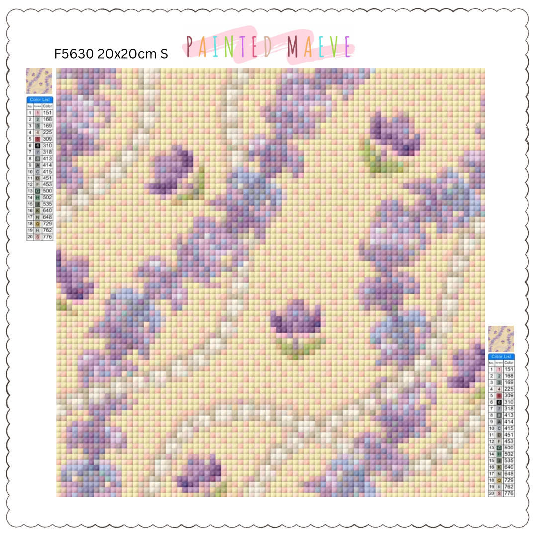 Crown Flower & Pikake: Diamond Painting Collection