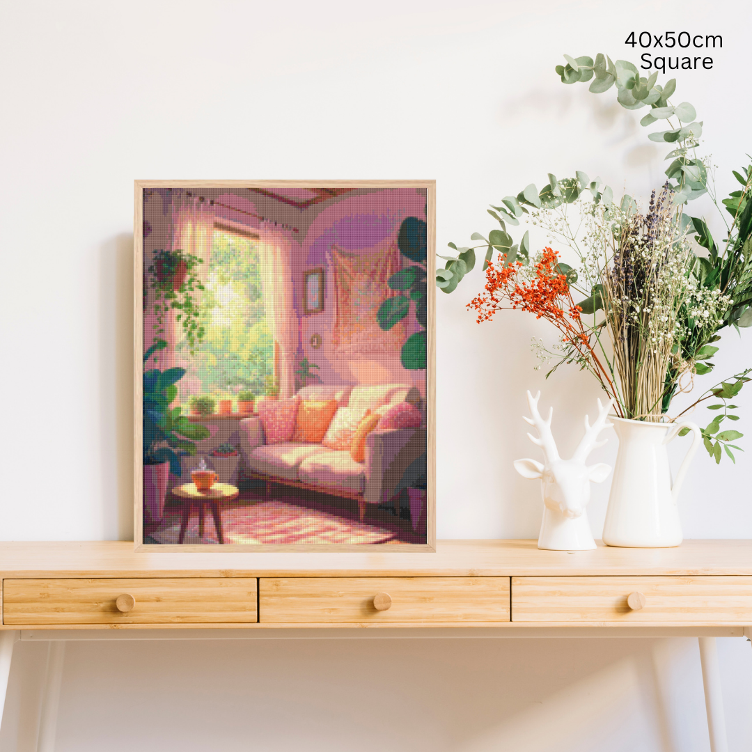 Sunlit Comfort: Diamond Painting Collection