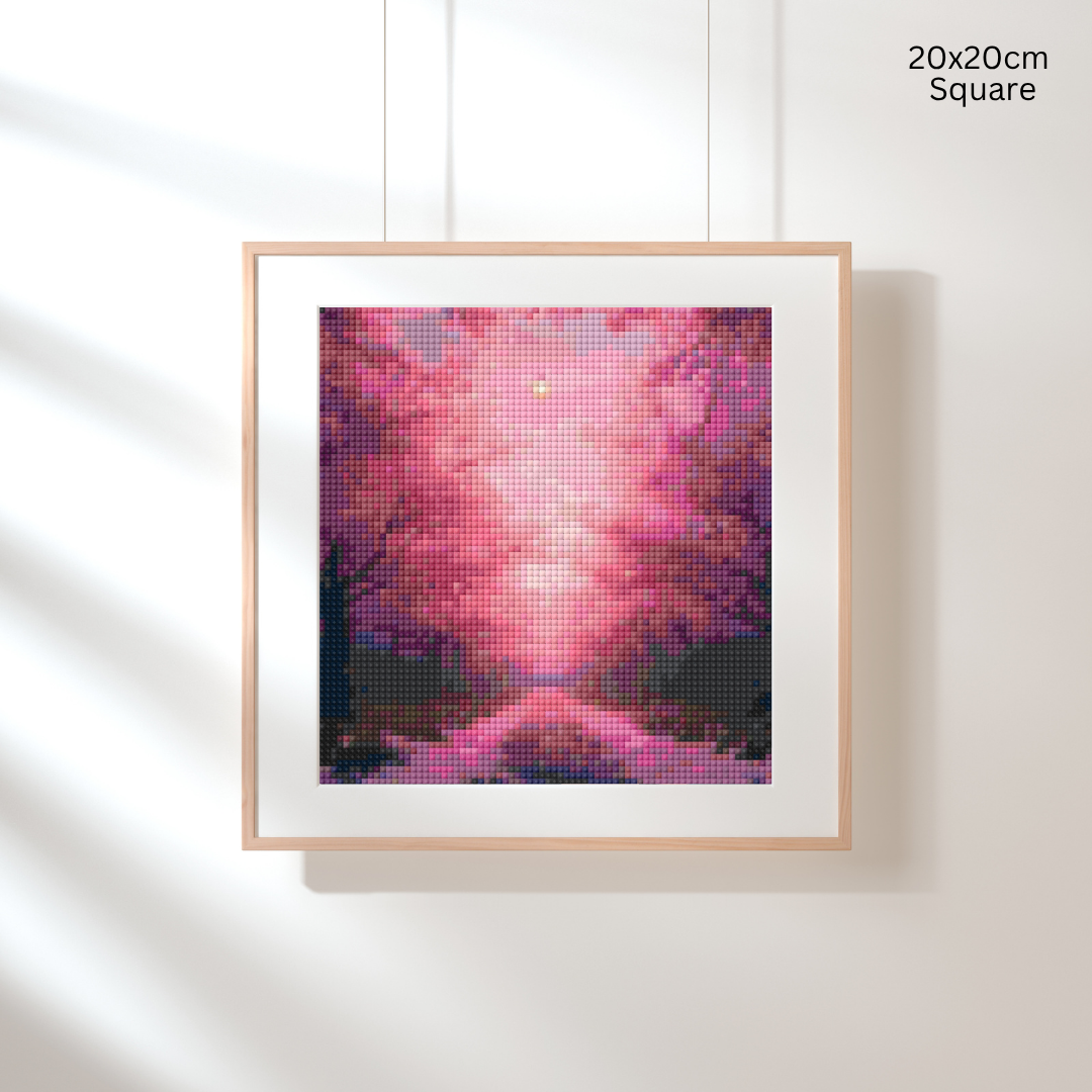 Cherry Blossom Stroll: Diamond Painting Collection