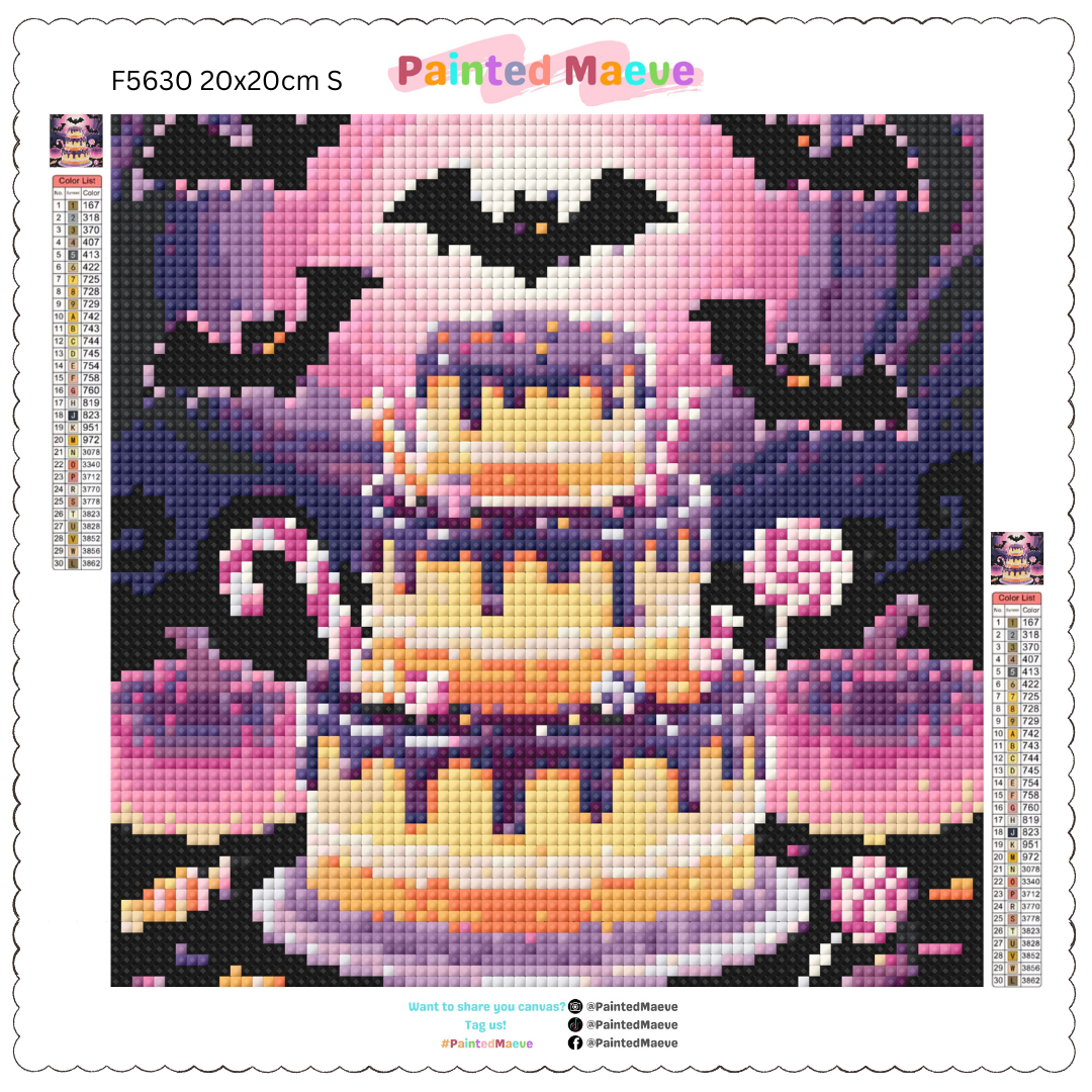 Batty for Sweets: Diamond Painting Halloween Collection