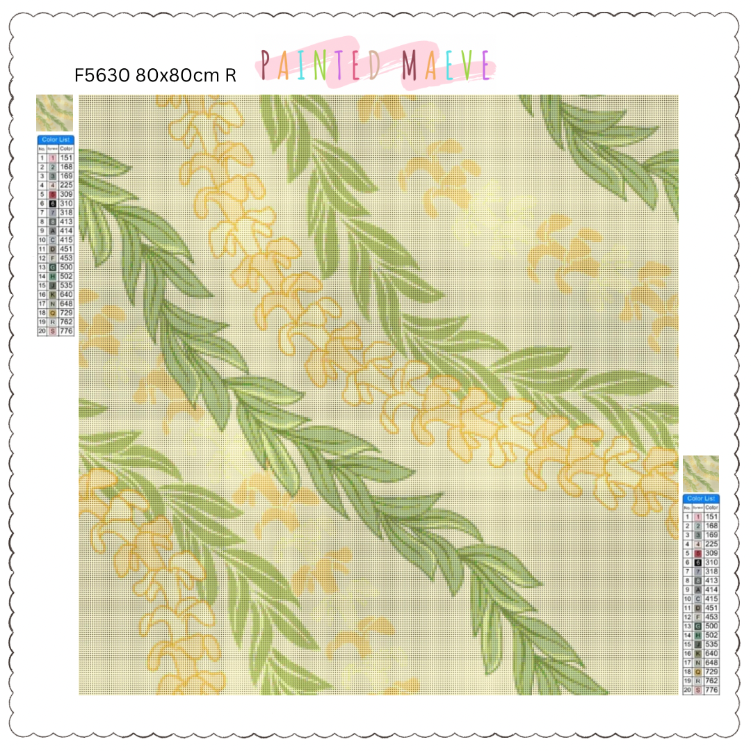 Puakenikeni Lei: Diamond Painting Collection