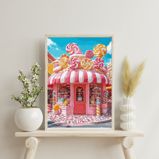 Lolli-Land Shop: Paint-by-Number Collection (24/36/48 colors | No Frame)