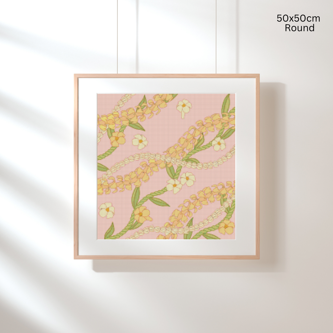 Puakenikeni & Pikake: Diamond Painting Collection