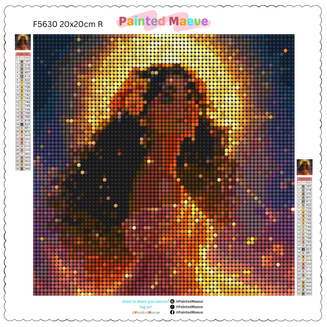 Ethereal Latina: Diamond Painting Collection