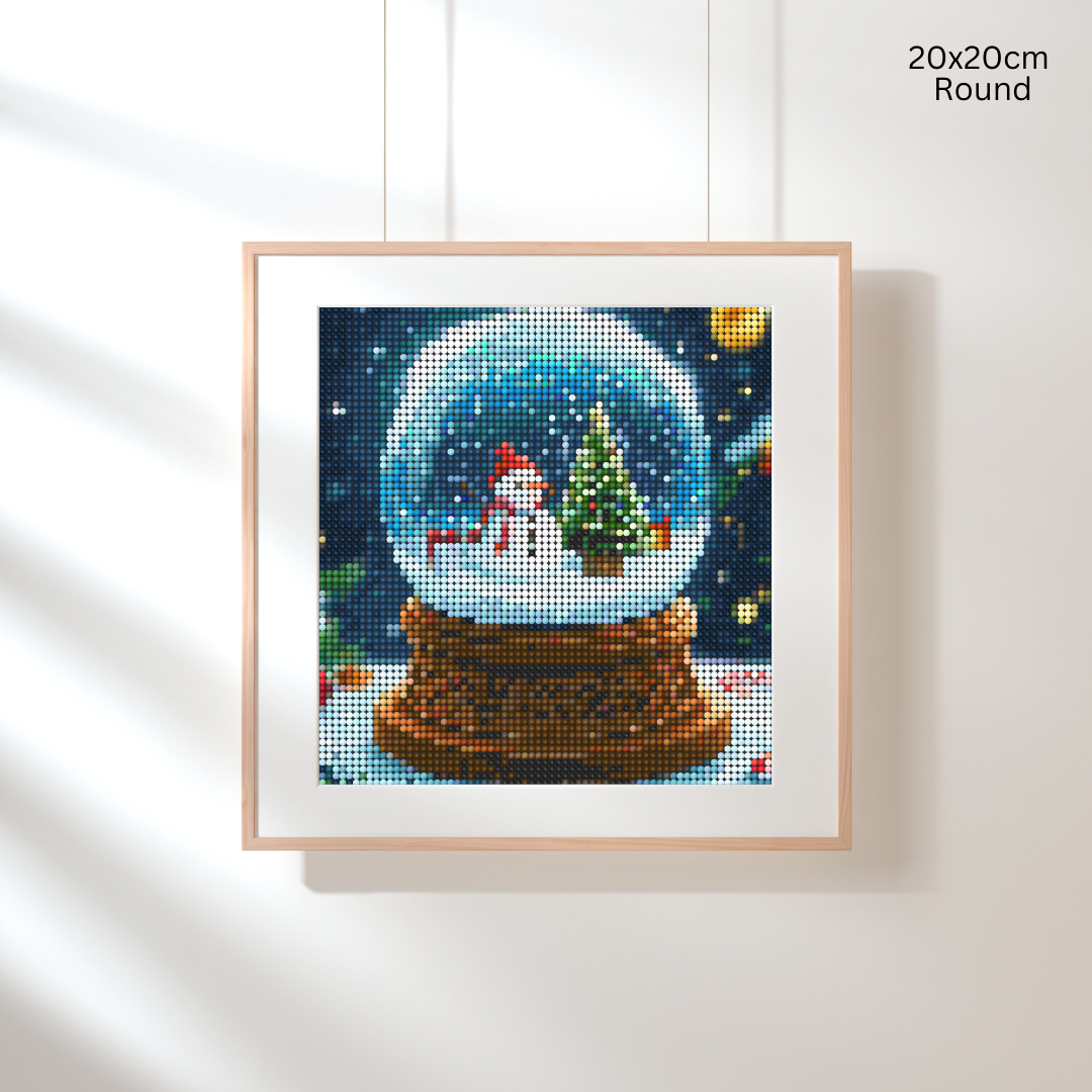 Frosty’s Globe: Diamond Painting Christmas Collection