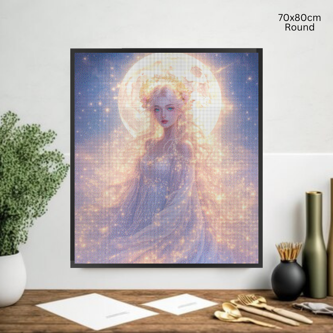 Moonlight Beauty: Diamond Painting Collection