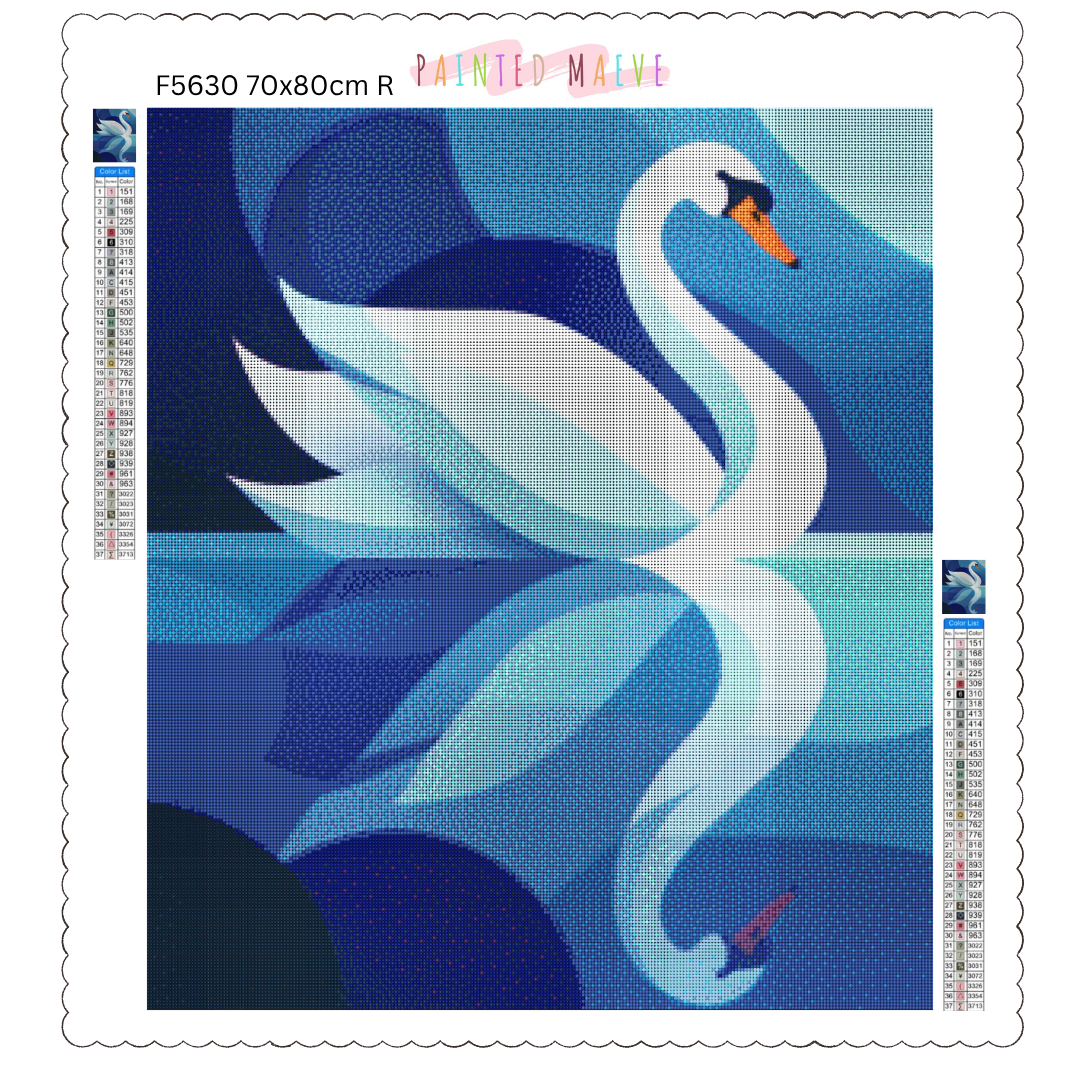 Reflections in Blue: Diamond Painting Collection