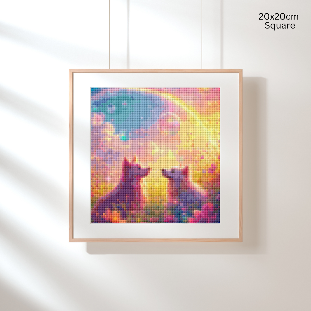 Rainbow Paws & Bubble Dreams: Diamond Painting Collection