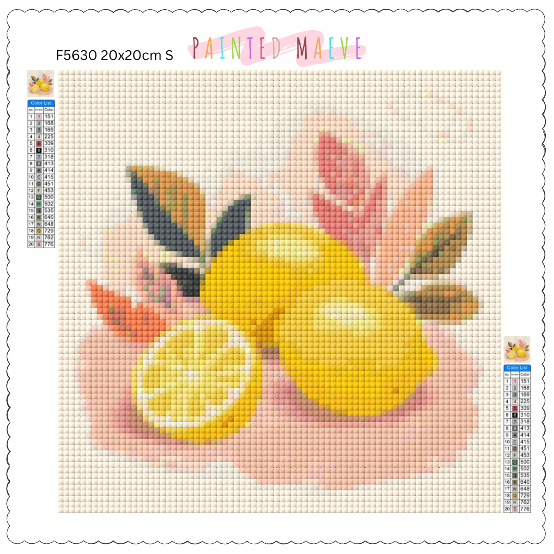 Lemon Delight: Diamond Painting Collection