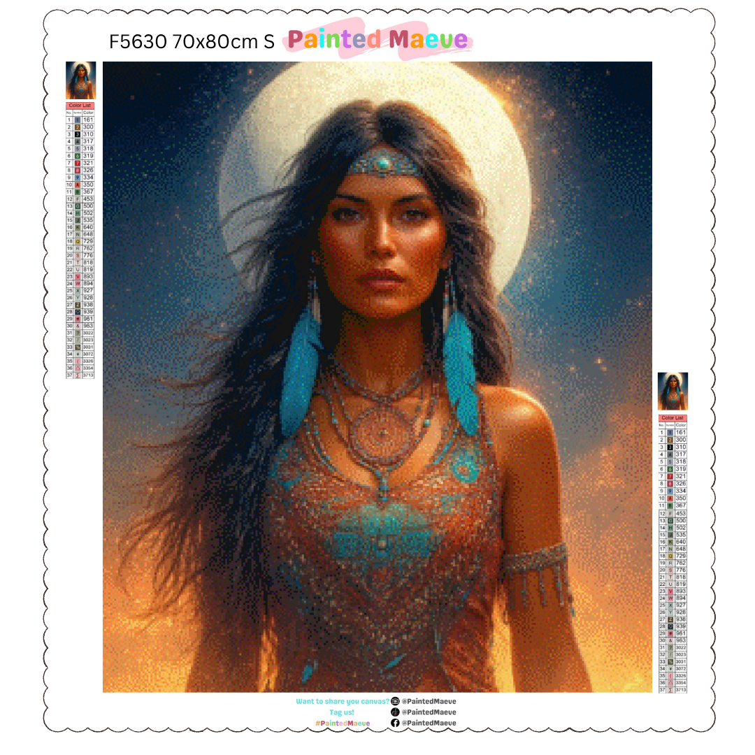Indiginous Beauty: Diamond Painting Collection