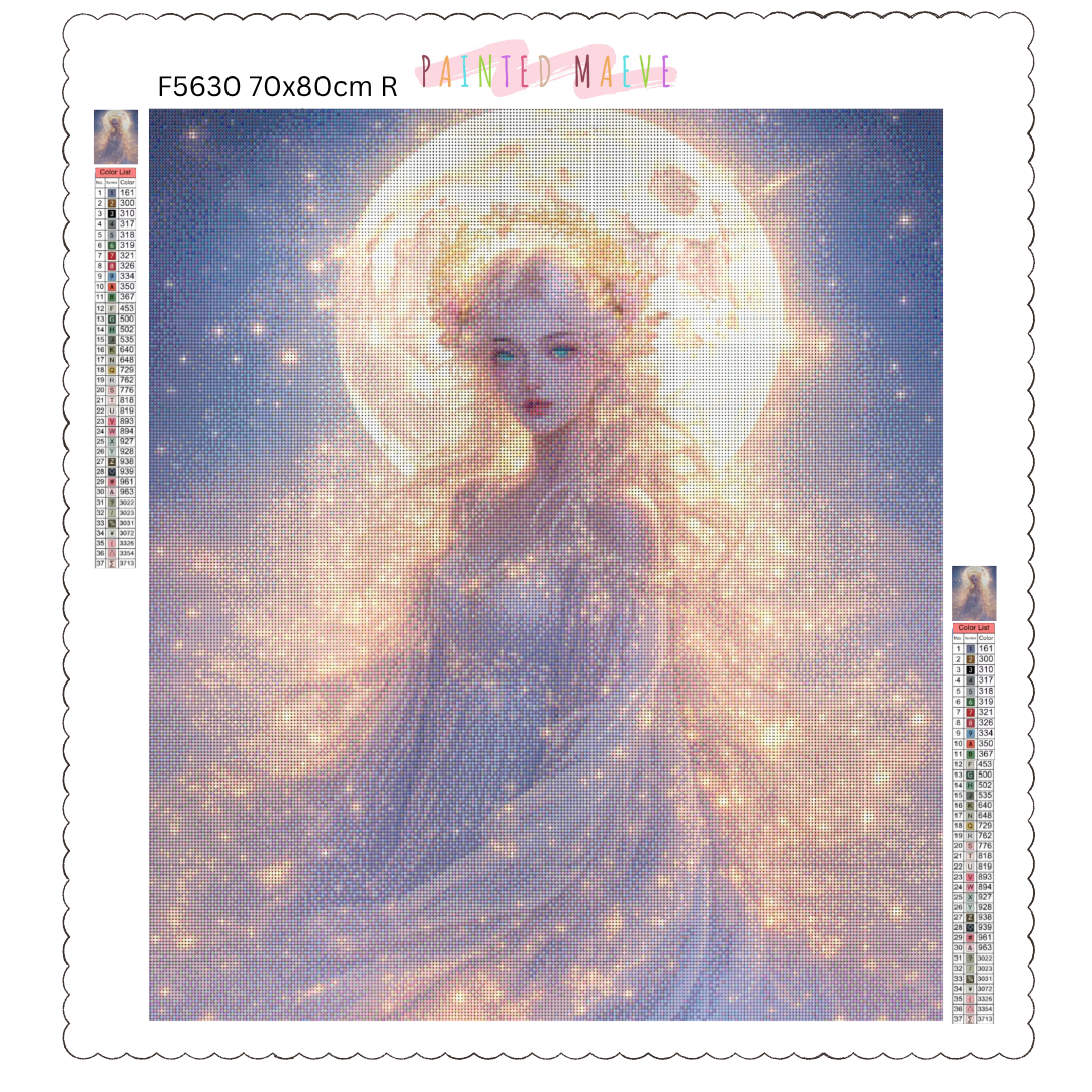 Moonlight Beauty: Diamond Painting Collection