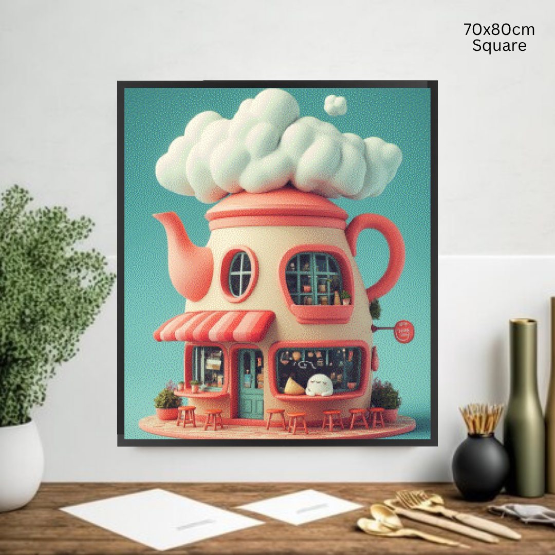 Tea Time Cafe: Diamond Painting Collection